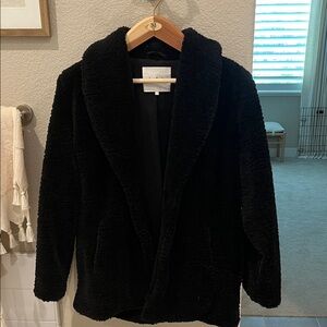 ba&sh Black Teddy Jacket